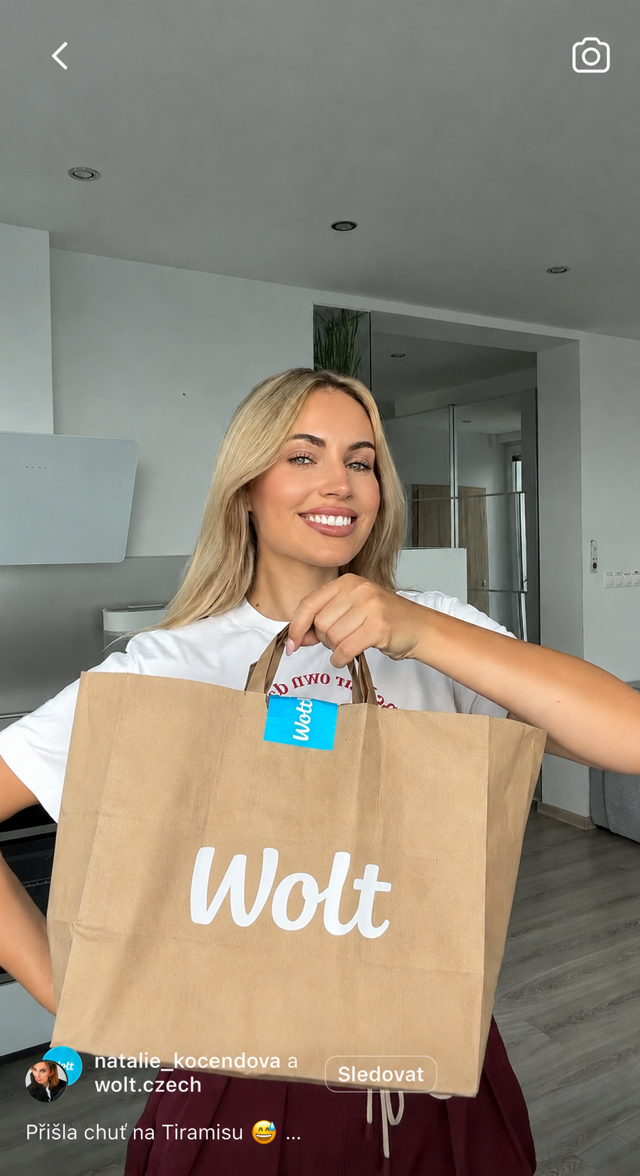 Instagram kampaň Wolt x Kaufland