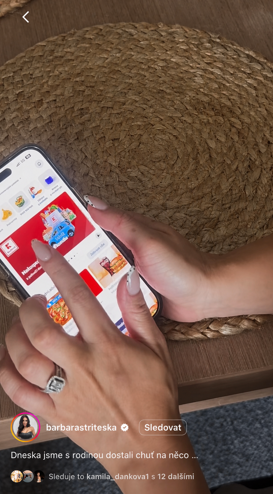 Instagram kampaň Wolt x Kaufland